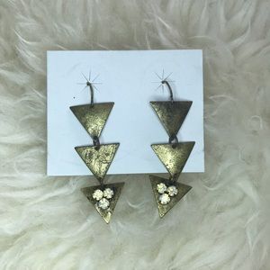 URBAN OUTFITTERS Geometric Gemstone Earrings